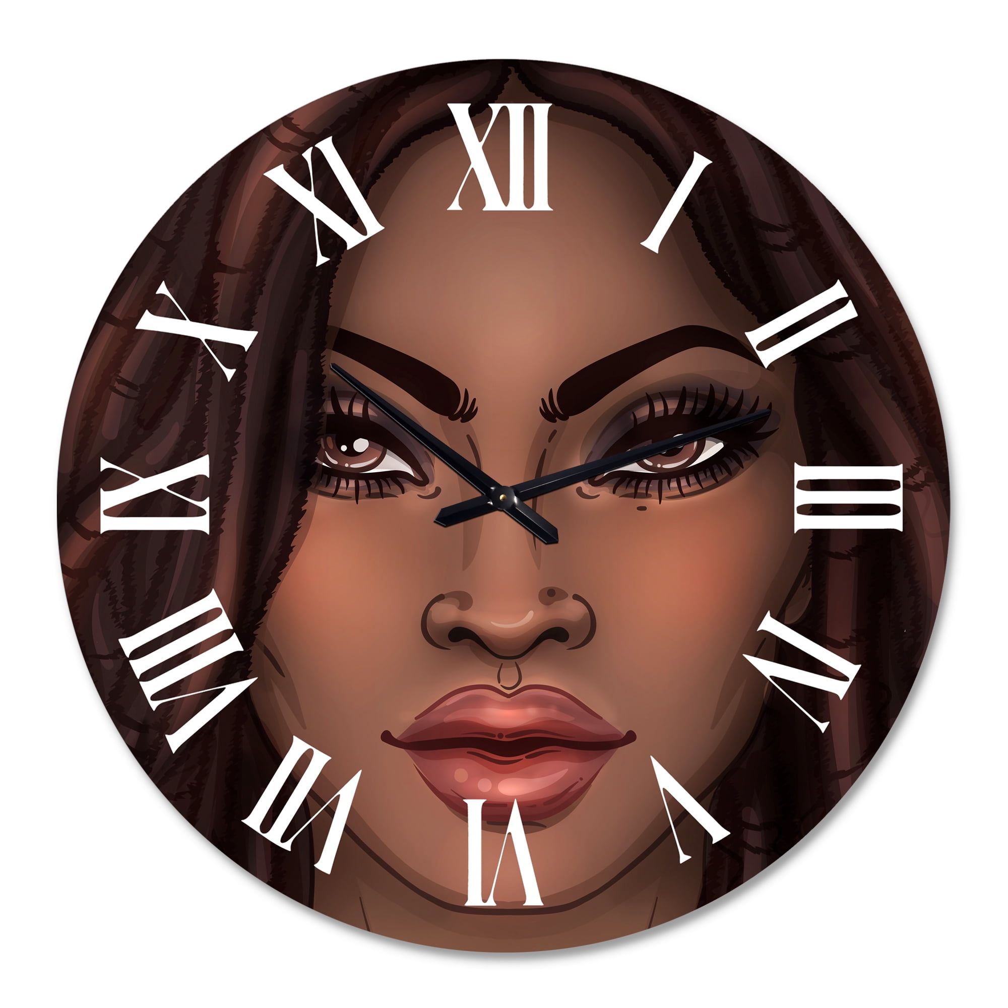 Designart 1 in Modern,Contemporary Wall Clock