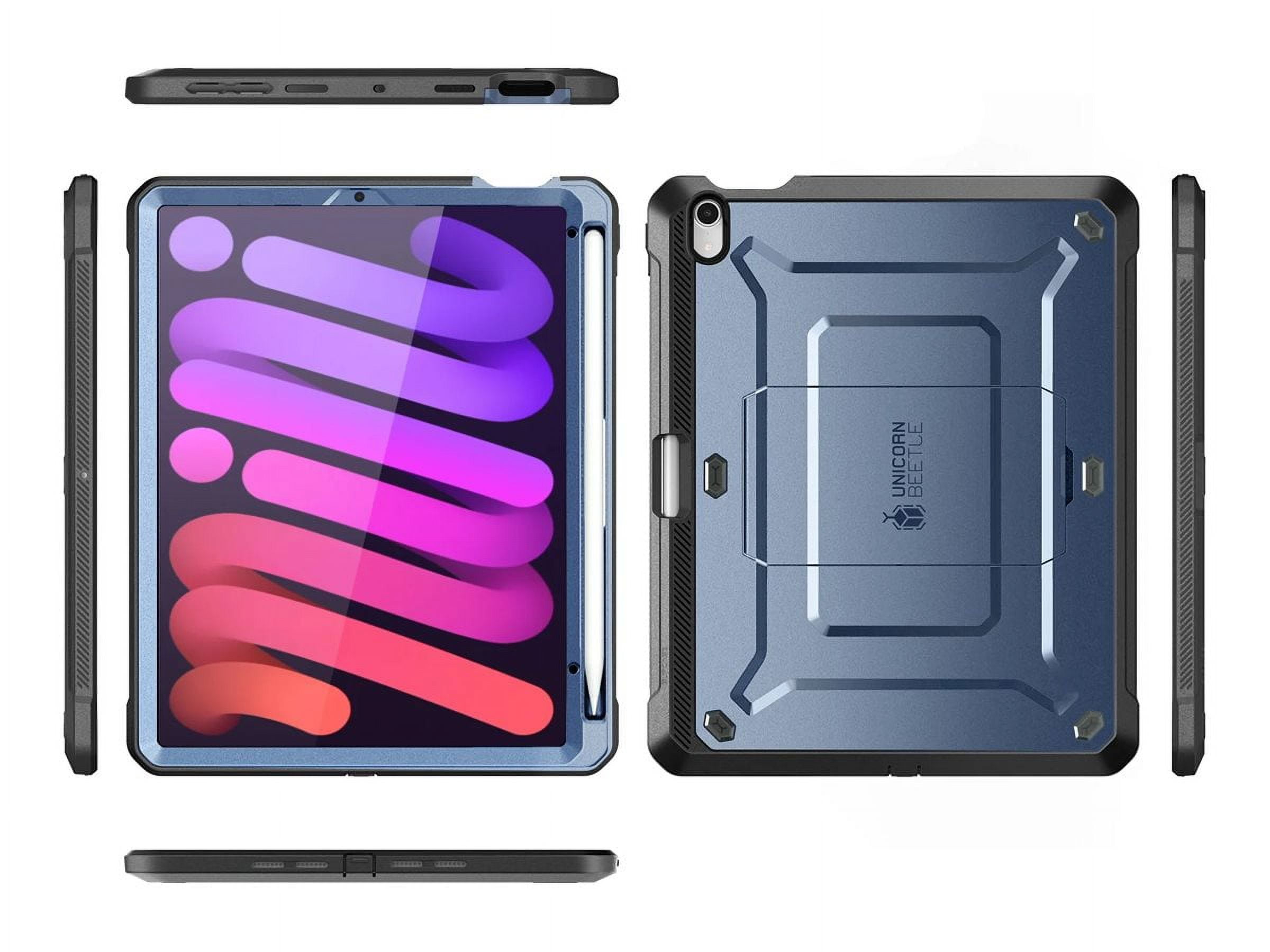 SUPCASE Unicorn Beetle Pro Series Case for iPad Mini 6th Generation 8.3 Inch (2021), Support Apple Pencil Charging with Built-in Screen Protector Full-Body Rugged Kickstand Protective Case (Tilt)