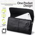 thumbnail image 3 of Hengwin Horizontal Smartphone Case Samsung Galaxy S20+ S10+ S9 Plus S8 Plus Belt Loop Cellphone Pouch iPhone XS, 3 of 5