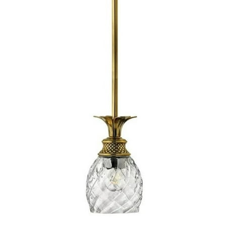 

Hinkley Lighting H5317 Plantation 1 Light 5 Wide Pineapple Mini Pendant - Brass