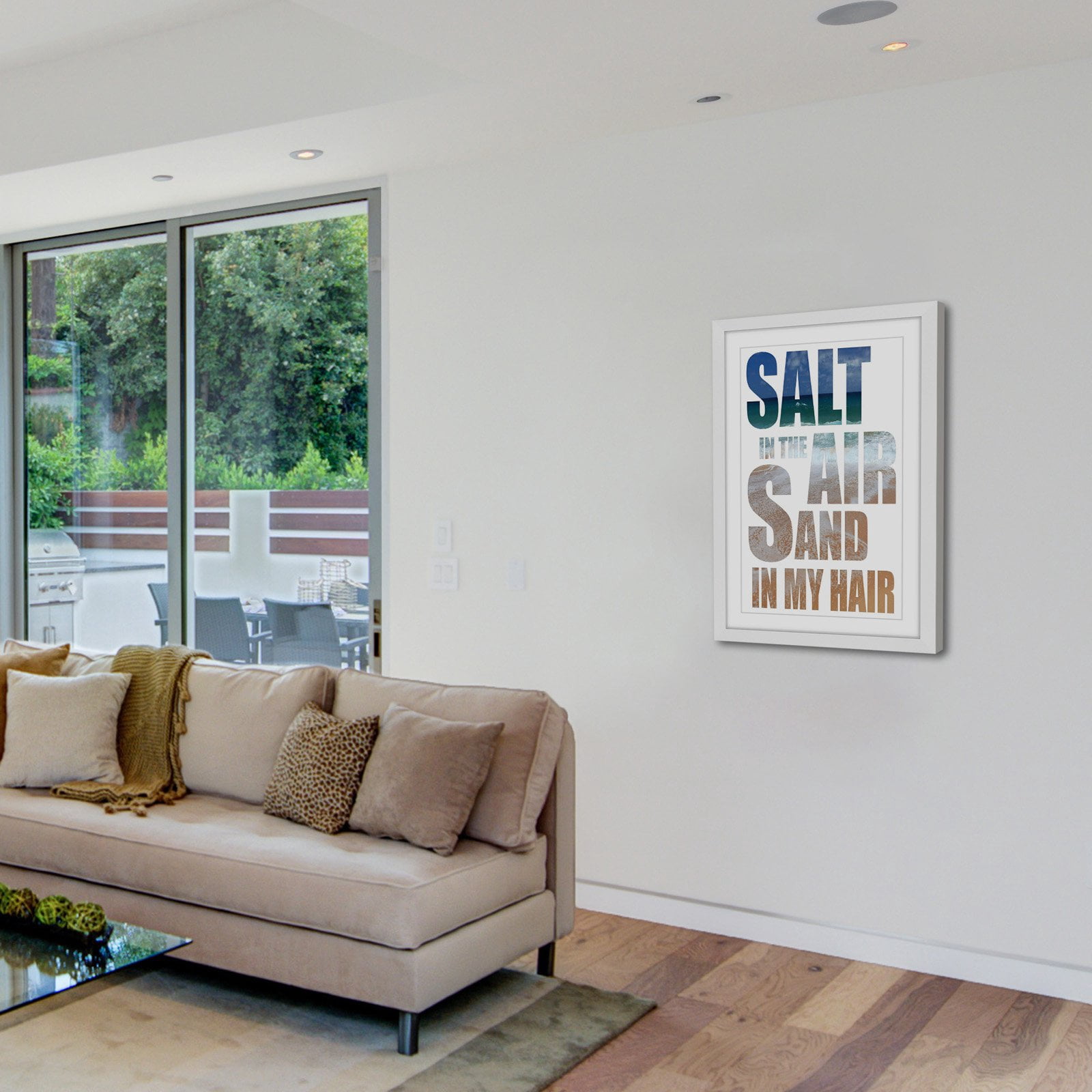 Marmont Hill "Salt and Sand" by Diana Alcala Framed Painting Print