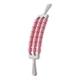 thumbnail image 4 of Rodillo de masaje manual para interior, espalda, brazos, filas, cuerpo, glúteos, pantorrillas, piernas, gimnasio, rodillo muscular flexible de 90 Rosa, 4 of 8