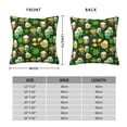 thumbnail image 2 of Yiaed St Patrick's Day10 Print Pillow Covers Super Soft Decorative Square Throw Pillow Covers Case Cushion Covers for Sofa Couch Bedroom Car Decor（No pillow core）-26"x26", 2 of 7