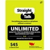 Straight Talk Unlimited Airmtime Card