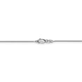 thumbnail image 4 of 14k White Gold 30 Inch .8mm Round Snake Chain Necklace Pendant Charm, 4 of 9