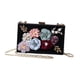 thumbnail image 3 of Bolso de noche de embrague de la noche de moda para mujeres Bolso de hombro de la mujer Bolsa de cuerpo cruzado para la calle para la calle Valentín negro, 3 of 9
