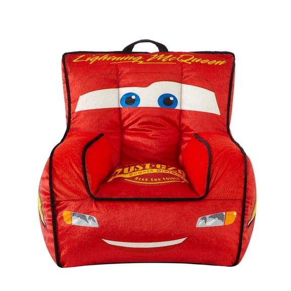 Disney Cars 18 inch Toddler Square Beanbag Chair, Red