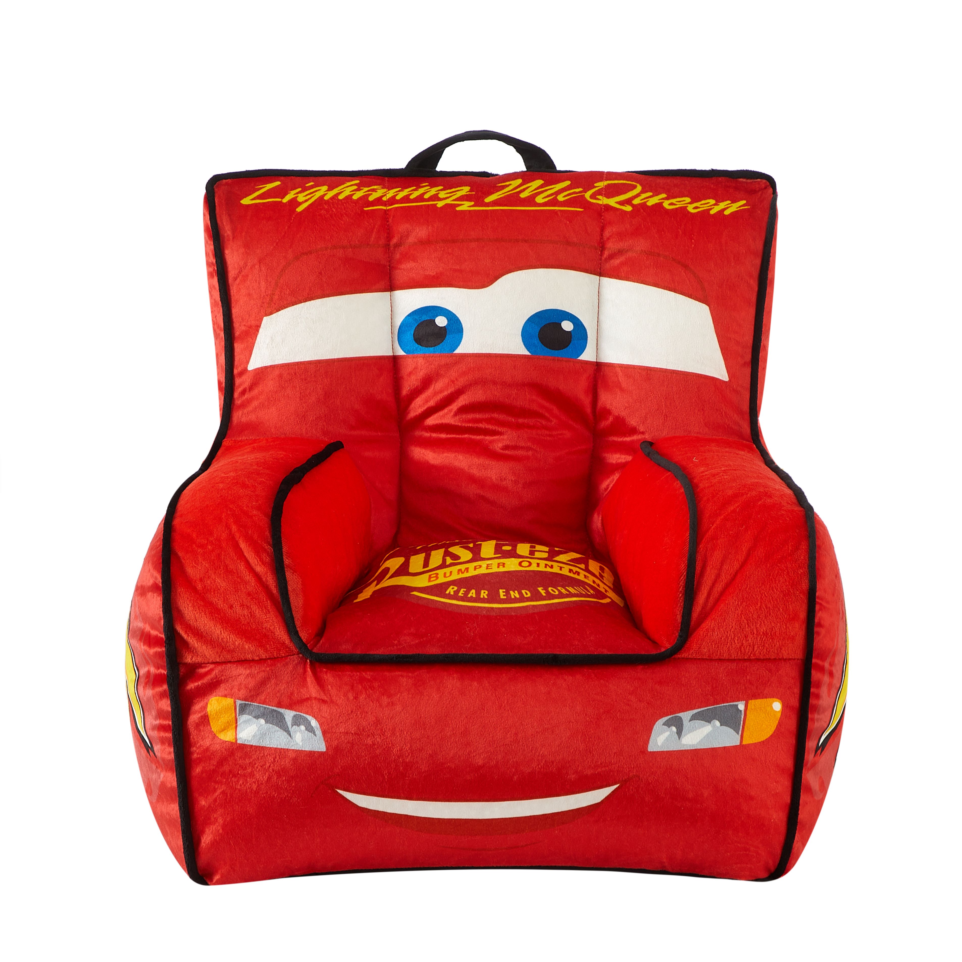 Disney Lightning McQueen 18-Inch Toddler Beanbag Chair, Red photo 1
