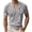Grey, variant on ibiyuan T Shirts for Man Henley V Neck Mens Muscle Henley Shirts Lightweight Athletic Short Sleeve Solid Color Summer Pullover Tees Workout Tops
