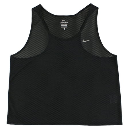 Nike Women's Run Fast Dri Fit Running Tank Black XL, Color: Black