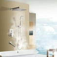 thumbnail image 2 of Rainlex One-Handle 1-Spray Setting Brushed Nickel Bathtub Shower Faucet, 2 of 11