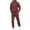 Wine&28^0709K, variant on Fabrcox Sweatsuits for Men 2 Piece Fleece Sweatpants and Hoodie Set Causal Athletic Gym Sweatshirt Joggers Mens Tracksuit Set M