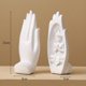 thumbnail image 4 of Escultura de mano de Buda Zen Artístico Lao Buda Estatua budista Decoración Blanco Sunnimix Decoraciones de bergamota de Buda, 4 of 8