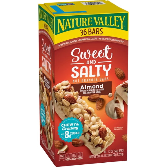 Nature Valley Sweet and Salty Nut Almond Granola Bars, 36 ct.