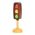 thumbnail image 4 of Semáforo simulado, luces de señal de tráfico, juguete interactivo Montessori, semáforo, modelo para niños, juguete de simulación para niños marrón, 4 of 8