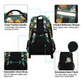 thumbnail image 4 of FORMRS Kids School Backpack Elementary Student Unisex Travel Bookbag with Reflective Stripes, Orange Fruit, 4 of 7