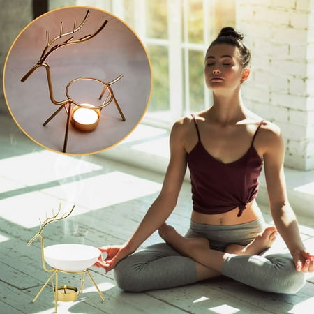 

Ceiling Fan Light Bulbs Aromatherapy Candle Oil Decorations Aroma Lamp Burner Deer Furna LED light