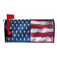 thumbnail image 3 of Ryvnso Mailbox Cover Magnetic American Flag Retro Mailbox Wrap Large Size 25.5x21 Inch, 3 of 8