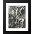 thumbnail image 2 of Boëtius Adamsz. Bolswert 19x24 Black Modern Framed Museum Art Print Titled - The Crucifixion (Spear Blow) (1631), 2 of 5