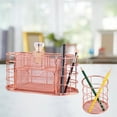 thumbnail image 6 of Organizer, Cute Mesh Office Supplies Accessories Desktop Organization & Decor, Pen Holder Organizer - Rose Gold, 6 of 8