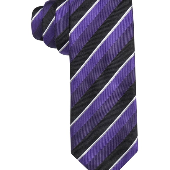 Alfani Mens Madison Self-tied Necktie, Purple, One Size