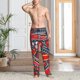 thumbnail image 2 of Fotbe Fire Sign Pantalones de Pijama para Hombre, Pantalones de Dormir, Pantalones de Casa con Cintura Ajustable y Bolsillos-XX-Large, 2 of 6