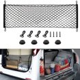thumbnail image 1 of HLONK Trunk Cargo Net  Stretchable Double-Layer  Black  Automotive Cargo Net, 1 of 7