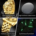 thumbnail image 5 of OLEVS Watch for Men Stainless Steel Business Dress Luxury Diamond Big Face Waterproof Mens Watches with Date Analog Wrist Men Watch Reloj para Hombre, 5 of 11