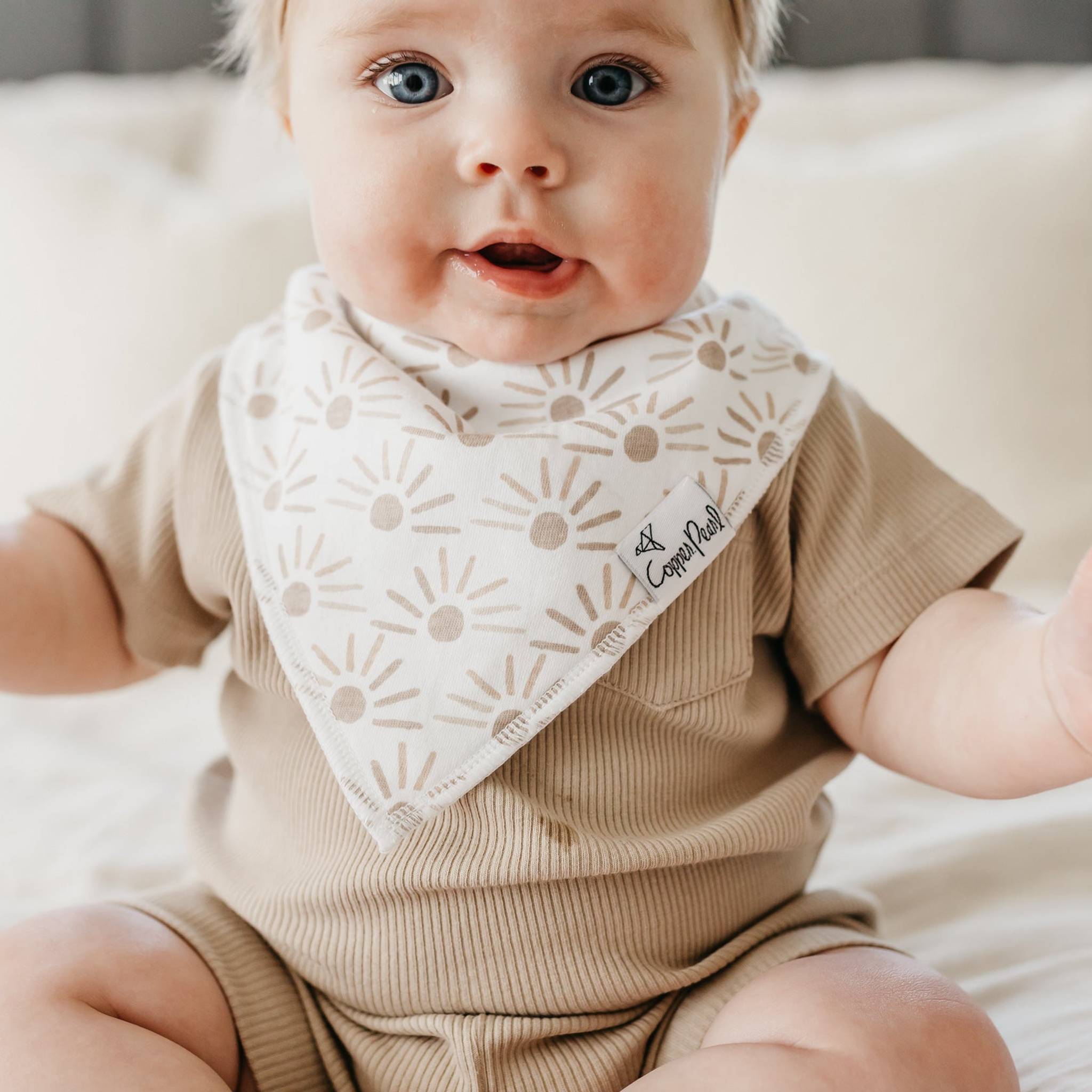 Copper Pearl Bandana Bibs- Bliss
