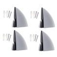 thumbnail image 2 of Abrazaderas de vidrio Macarena 4 piezas con tornillos para escalera de estante, 2 of 8