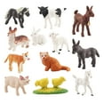thumbnail image 2 of 12 Piezas de Animales en Miniatura CUTICAT Juguetes Educativos Figuras de animales, 2 of 8
