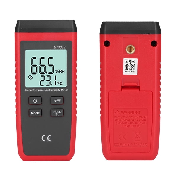 Termómetro Higrómetro Digital UT333S Con Sonda Para Almacenamiento De Alimentos, Monitoreo De Temperatura Y Humedad En Laboratorio