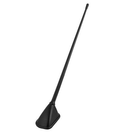 37cm Length Self Adhesive Plastic FM AM Antenna Decor Black for Car Auto