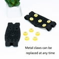 thumbnail image 5 of Ice Cleats,Ice Cleats for Shoes and Boots,Ice Shoe Grips Anti Slip for Men Women, Rubber Snow Cleats,Spikes Crampons for Hiking Boots and Shoes, 5 of 6