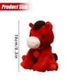 thumbnail image 3 of Horse Plush Stuffed Animal Toy - Horse Plush Ornament Mascot 2026 Chinese Year of Horse Present for Home Office Store Restaurant Tabletop Decors Zodiac New Year Blessing Souvenir, 3 of 6