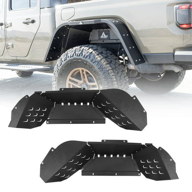 WOLFSTORM Rear Inner Fenders Liners for 20192021 Jeep Gladiator JT