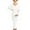White, variant on V-neck Maternity Nursing Dress Maternity Women Knit Outfits with Belt