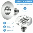 thumbnail image 5 of ACDANC 2PCS Bathroom Sink Drain Strainers,1" Small Conical Premium Stainless Steel Porous Hair Catcher, 5 of 7