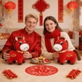 thumbnail image 6 of Sad Horse, Crying Horse, Year of 2026 Plush, Red Smiling/Crying Spring Festival Ideal for Home Tabletop Decor, Lucky Chinese Lunar New Year Mascot Ornament (7.87"-Cry), 6 of 6