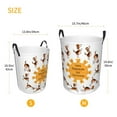 thumbnail image 5 of Kll Beagle ​​doing Yoga Waterproof Foldable Laundry Hamper Bucket With Handles For Storage Bin,Kids Room,Home Organizer (Medium), 5 of 8