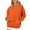 Orange, variant on Women's Oversized Fleece Hoodie, Drop Shoulder Long Sleeve Pullover Sweatshirt with Kangaroo Pocket, Warm Fall Winter Casual Streetwear Loungewear for Everyday Comfort Coffee L