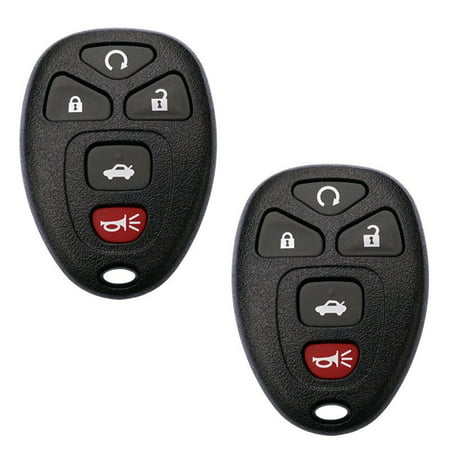 Keyless Entry Remote Start Control Car Key Fob Replacement for Chevrolet KOBGT04A (Pack of
