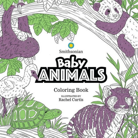 Baby Animals: A Smithsonian Coloring Book, (Paperback)