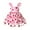 Pink, variant on Tiny Cutey Toddler Girl Tulle Tutu Dress Baby Vintage Party Princess Skirt Set for 3-4T