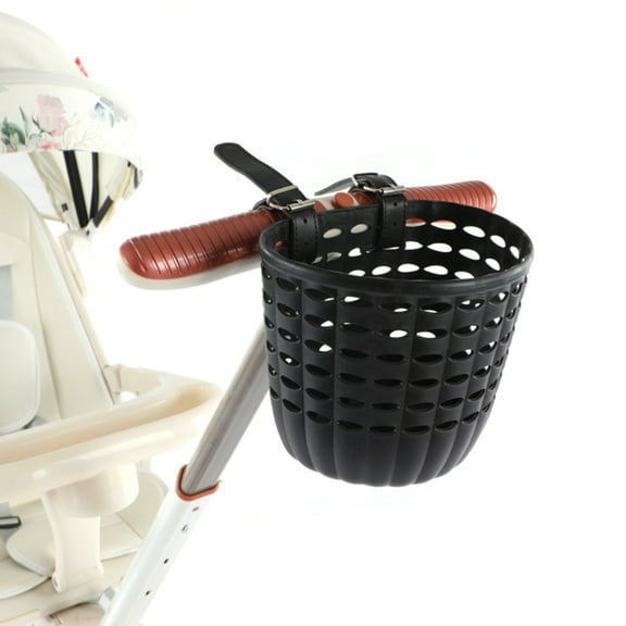 SIEYIO Detachable Childrens Bikes Front Handlebars Basket Plastic Tricycle Basket Bicycles Basket Gift for Girl and Boy