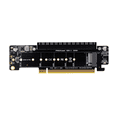 thumbnail image 2 of 2X PCIE4.0 Split Expansion Riser Card PCIE X16 TO M.2 NVME SSD Adapter Card PCIE X16 to X8+X4+X4 Quad VROC .2 NVMe Port, 2 of 8