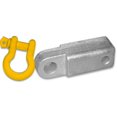 thumbnail image 1 of Support Récepteur en Acier 2 Pouces avec Vieil Homme Ému Jaune Revêtement en Poudre D-Shackle &amp; Locking Atchtch Pin (Récupération Tout-Terrain), 1 of 1