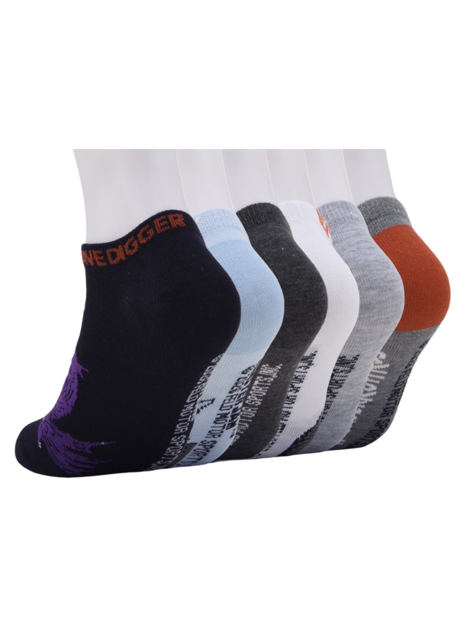 Monster Jam No Show Socks, 6-Pack, Sizes S Boys