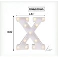 thumbnail image 2 of Oycbuzo decorative LED illuminated letters, dual-color plastic letter light signs, suitable for decorating parties, festivals, weddings, battery-powered., 2 of 5