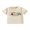Khaki, variant on Miaouyo Kids Halloween T-shirt, Short Sleeve Crew Neck Goose Print Summer Tops